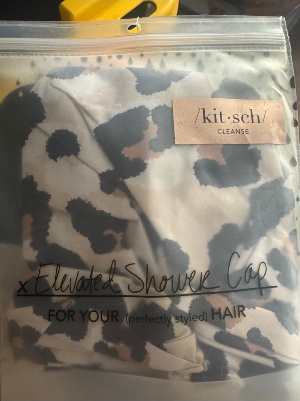 Kitsch Leopard Print Shower Cap C1.B.1R